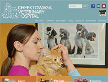 Tablet Screenshot of cheektowagavet.com